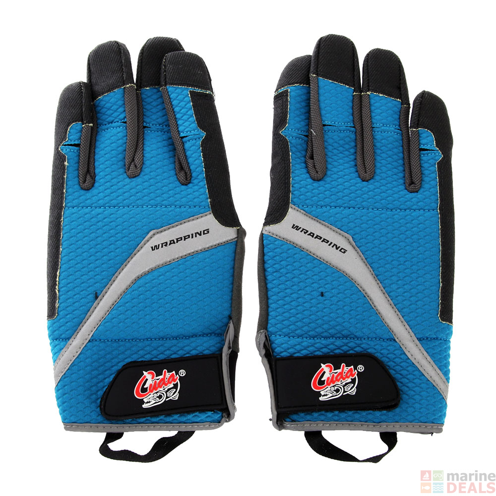 Buy Cuda Wire Wrapping Leader Gloves XL online at MarineDeals.co.nz