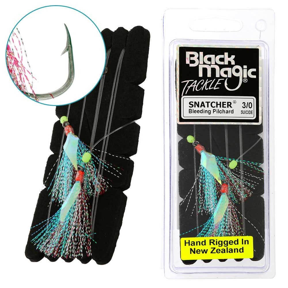 Buy Black Magic Snatcher Bleeding Pilchard Flasher Rig online at Marine ...