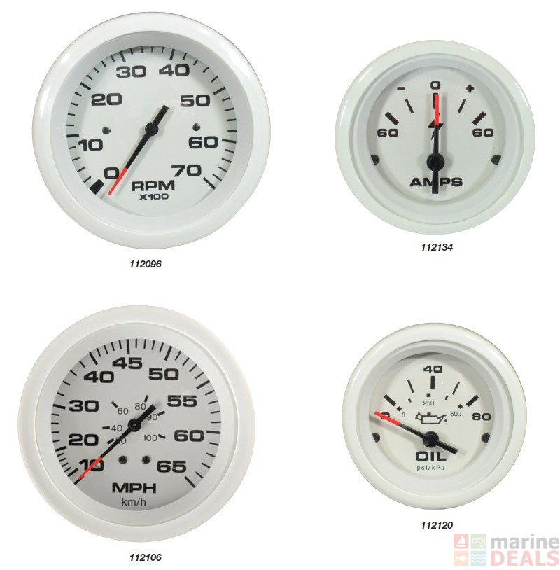 Buy Water Temperature Gauge 120F 240F online at MarineDeals.co.nz