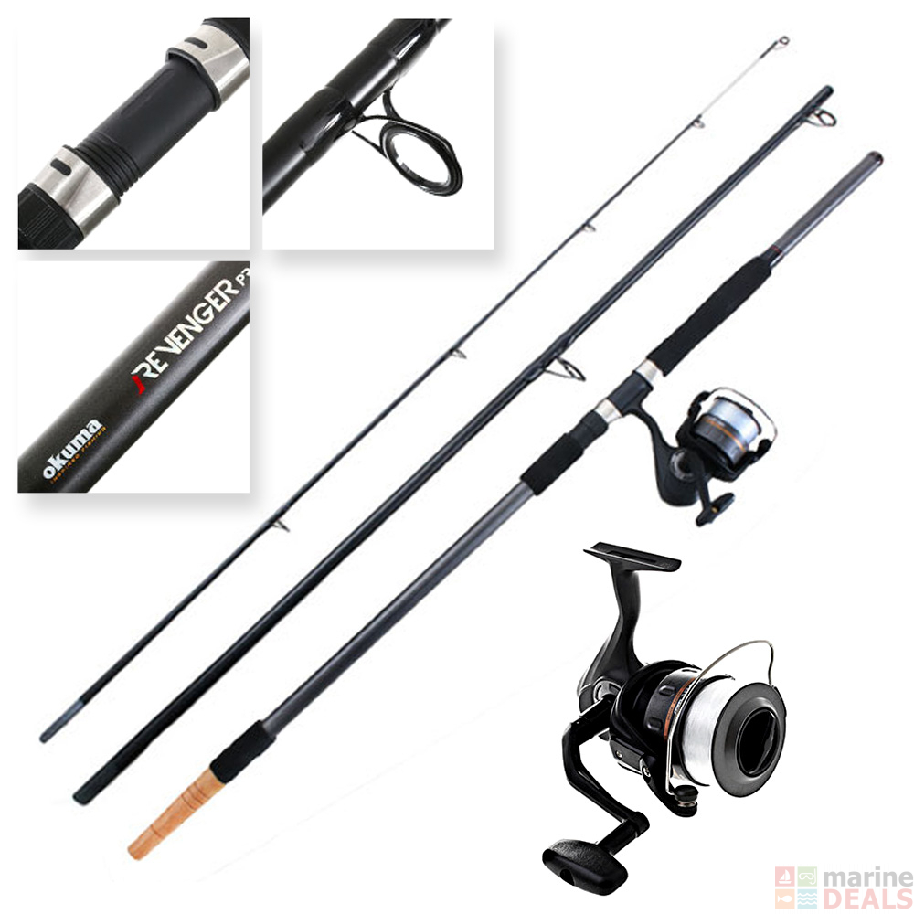 Buy Okuma Revenger 80 Pro Surfcasting Combo 12ft 3pc online at Marine ...