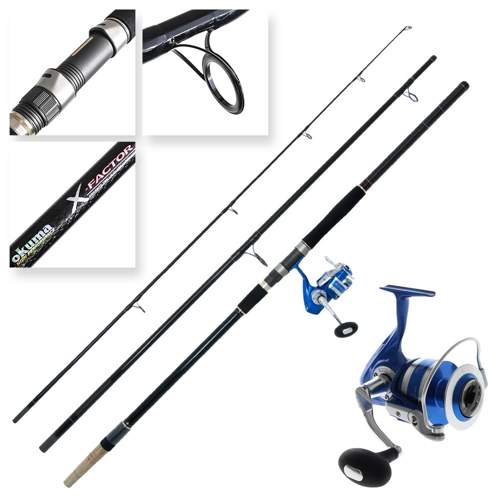 Buy Okuma Azores 90S and XFactor Surf Combo 14ft 35oz 3pc online at