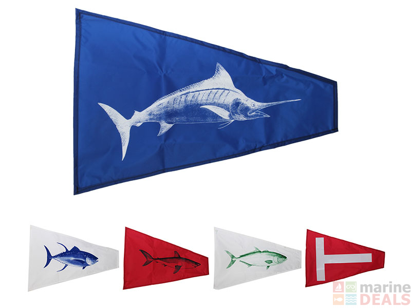Buy Game Fishing Catch Flags Set of 5 online at MarineDeals.co.nz