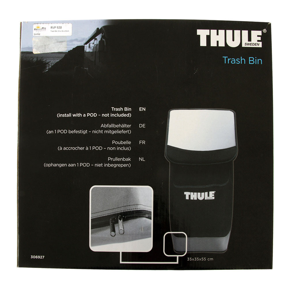 Buy Thule Folding Trash Bin 35 x 35 x 55cm online at MarineDeals.co.nz