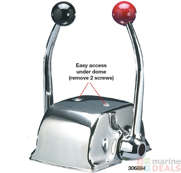 Buy SeaStar Twin SR Top Mount Engine Control online at MarineDeals.co.nz