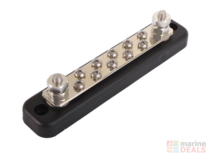 Buy 10 Way Copper Bus Bar 150A online at MarineDeals.co.nz