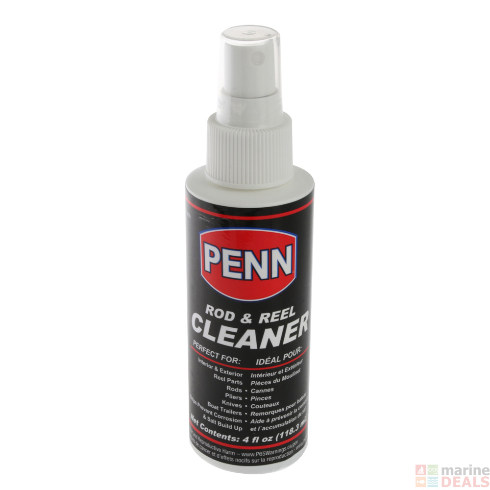 Buy PENN Rod and Reel Cleaning Spray 4oz online at Marine-Deals.co.nz