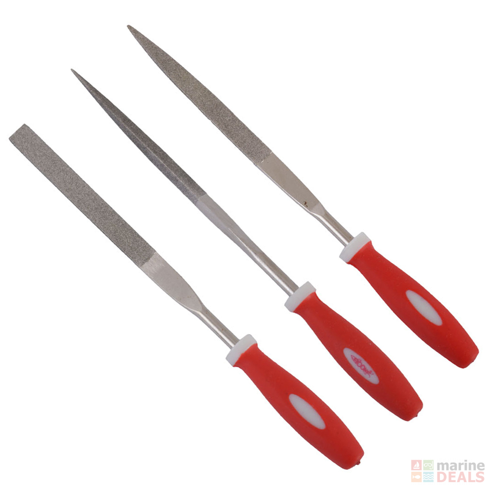 Buy Boone Big Game Diamond Sharpening File 3piece Pack online at