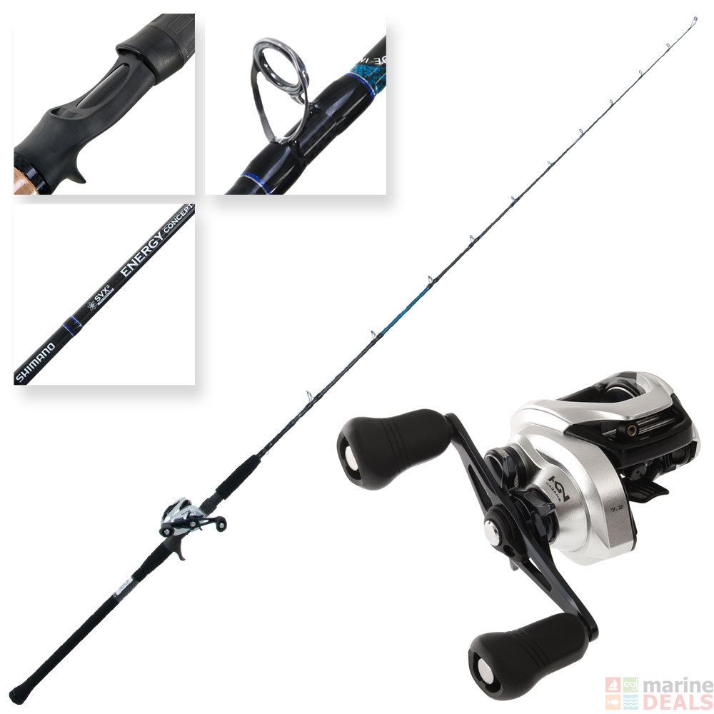 Buy Shimano Tranx 200A-HG and Energy Concept Inshore Slow Jig Combo 6ft ...