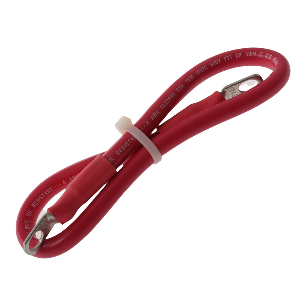 Buy Ancor Battery Cable Assembly 4 AWG Wire 9.5mm Stud Red 18in online at MarineDeals.co.nz