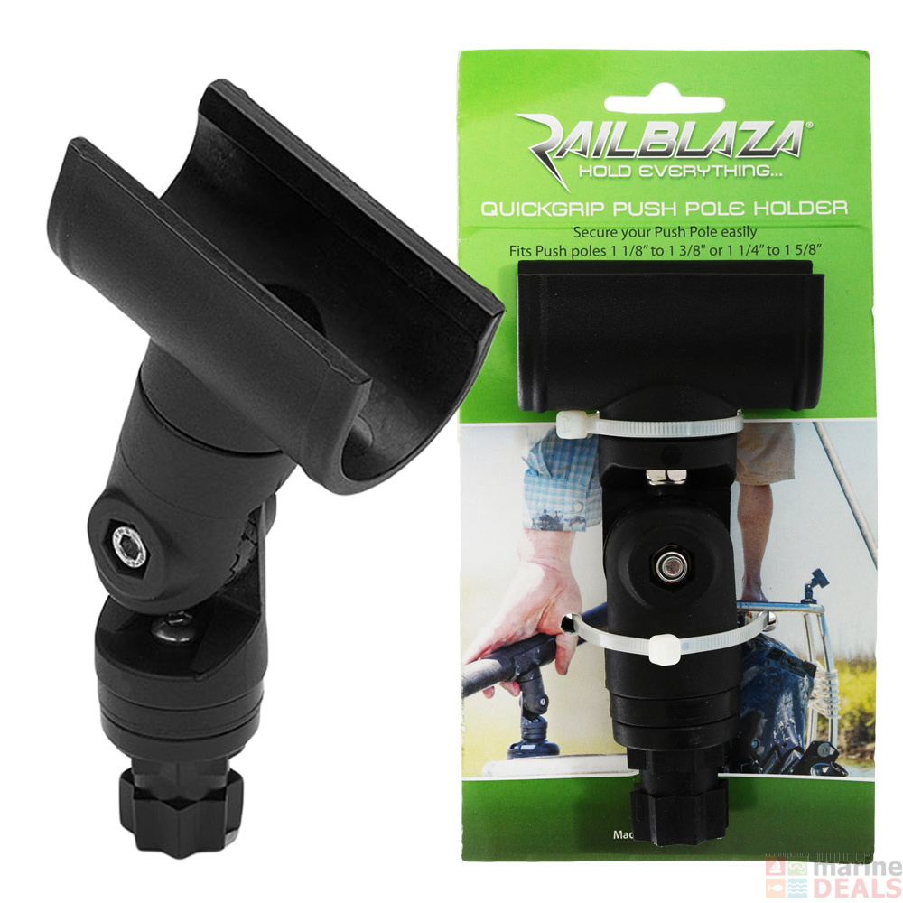 Buy RAILBLAZA QuickGrip Push Pole Holder 32mm online at MarineDeals.co.nz