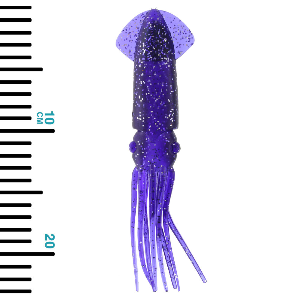 Buy H2o Pro 9in Triple Rigged B2 Squid Dredge Teaser Purple online at