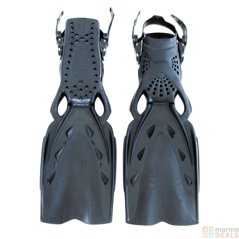 Buy Mares XStream Dive Fins Tech Black online at MarineDeals.co.nz