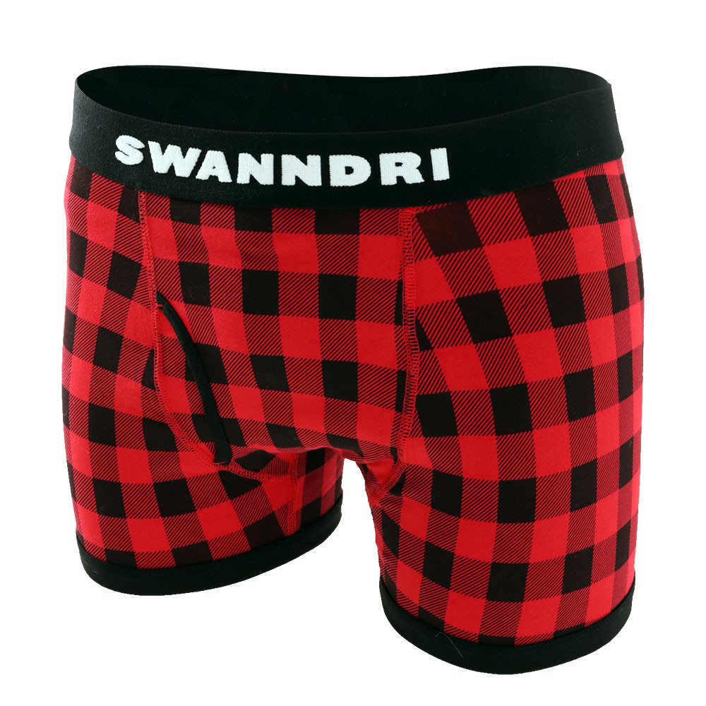 Buy Swanndri Cotton Mens Underwear Red Black online at MarineDeals.co.nz