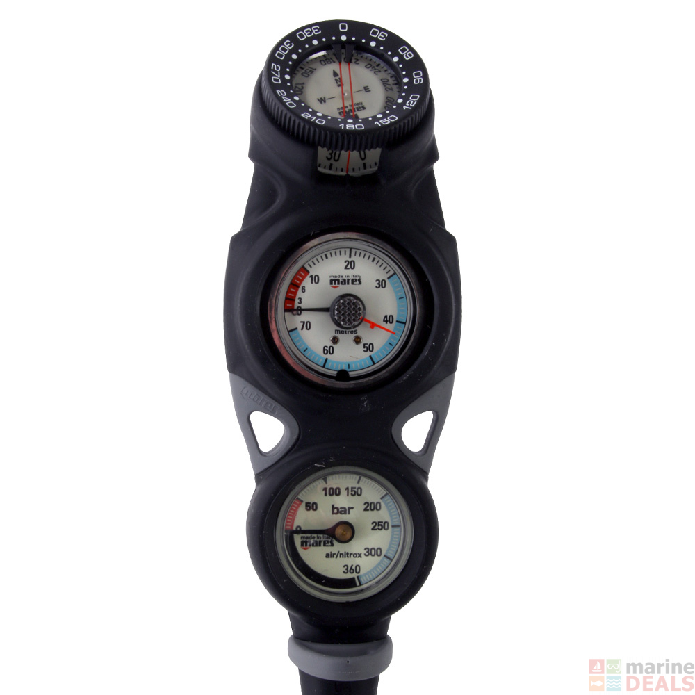 Buy Mares Mission 3 Dive Compass/Depth/Pressure Gauge online at Marine