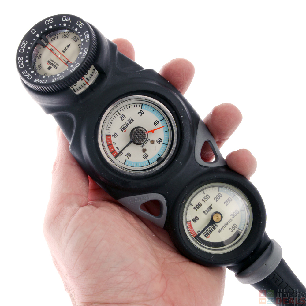 Buy Mares Mission 3 Dive Compass/Depth/Pressure Gauge online at Marine