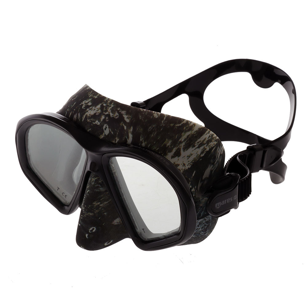 Mares Sealhouette Adult Spearfishing Dive Mask Camo/Black Masks