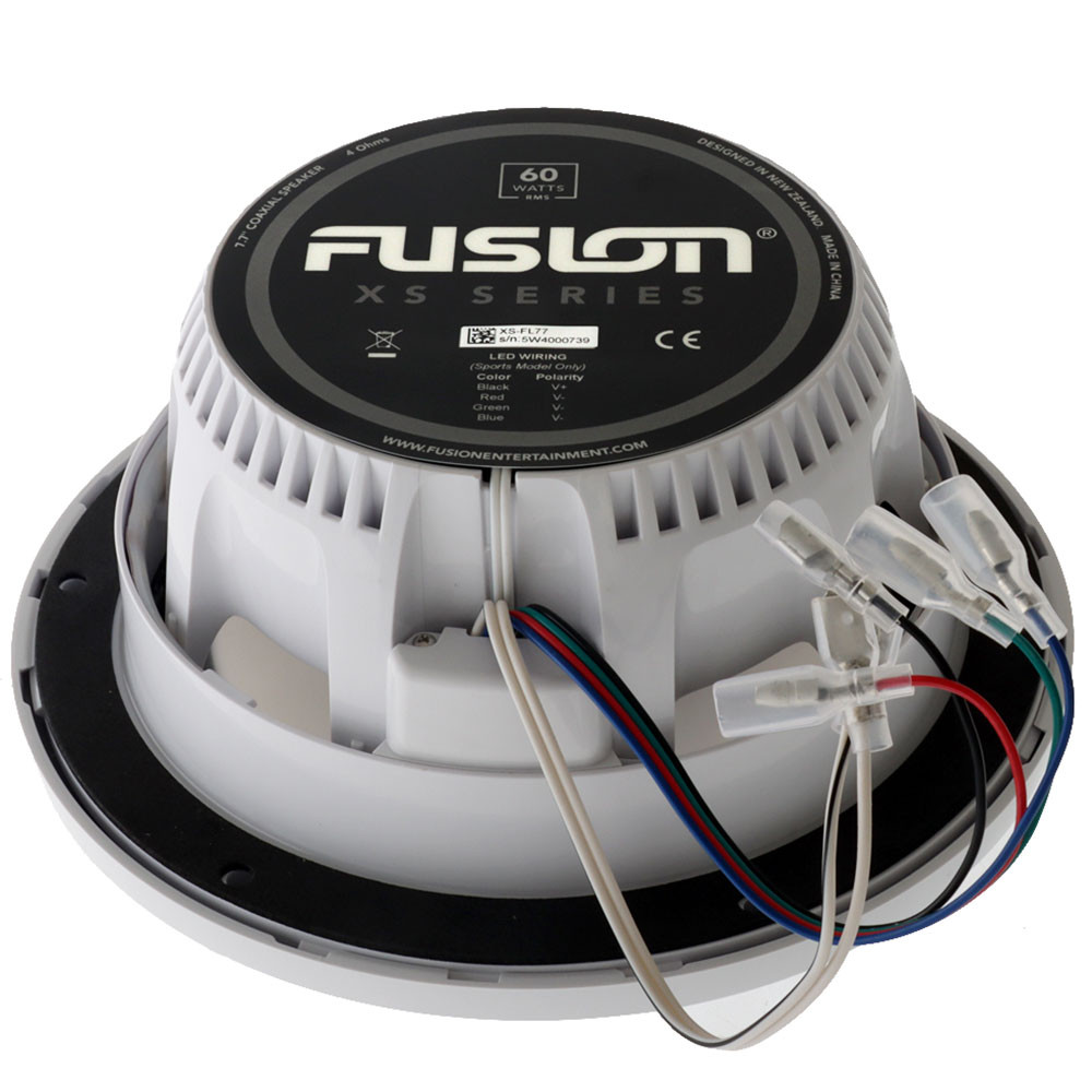 Buy Fusion XSFL77SPGW XS Series Sports LED Marine Speakers 7.7in 240W