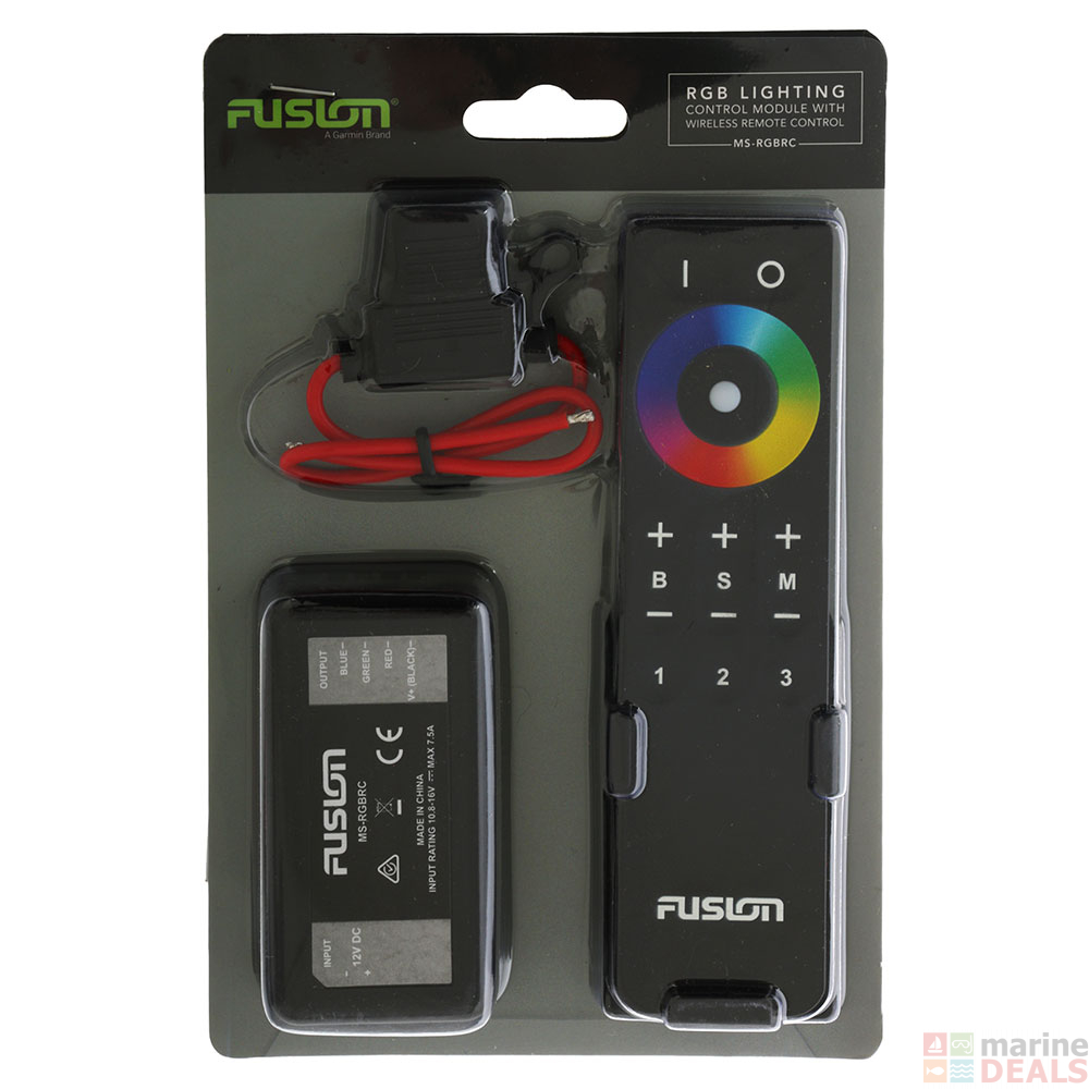 Fusion MSRGBRC RGB Lighting Remote Control Remotes Audio