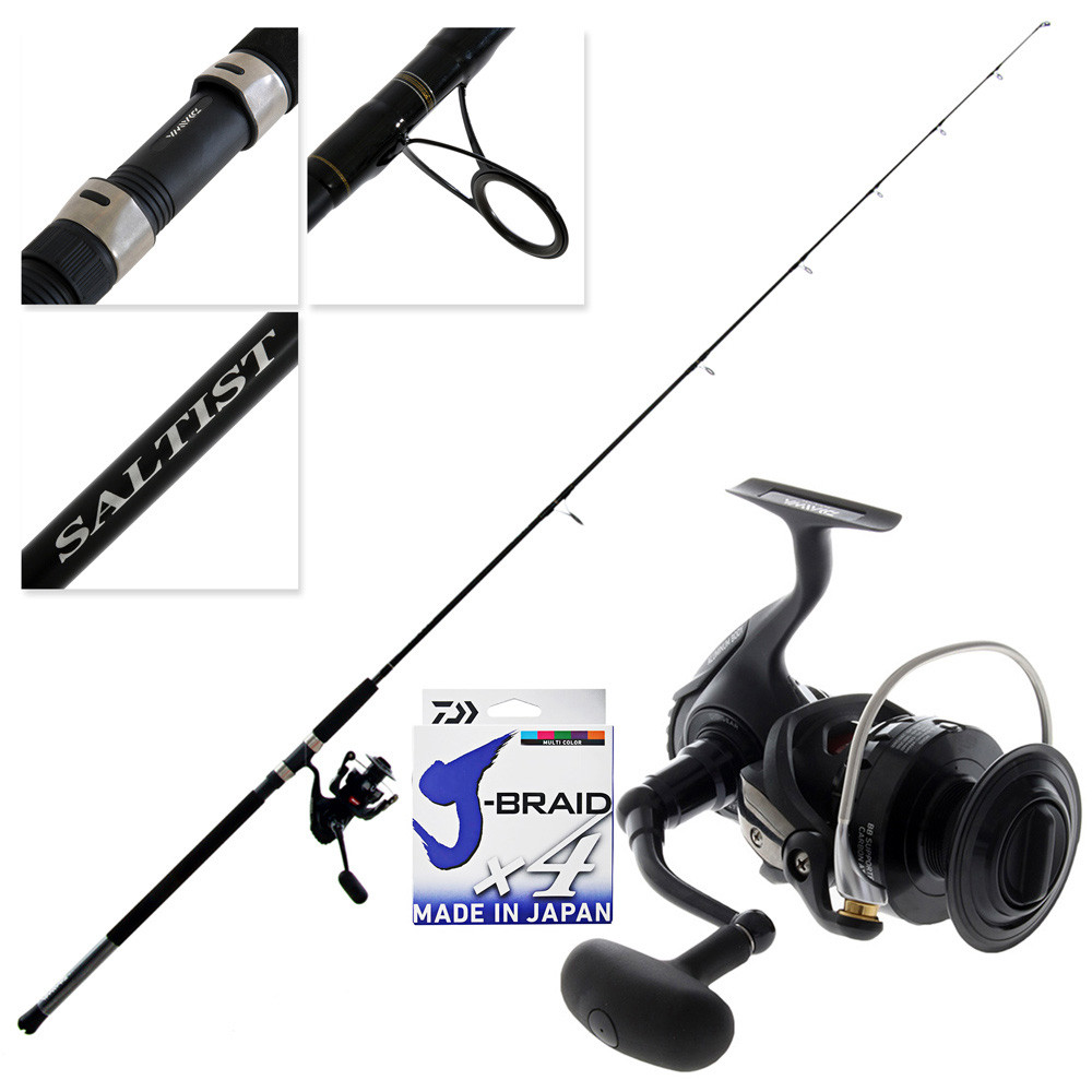 Buy Daiwa Saltist Nero 5000 And Saltist Bluewater Sj 792h Stickbait Combo With Braid 7ft 9in 30 100g 2pc Online At Marine Deals Co Nz