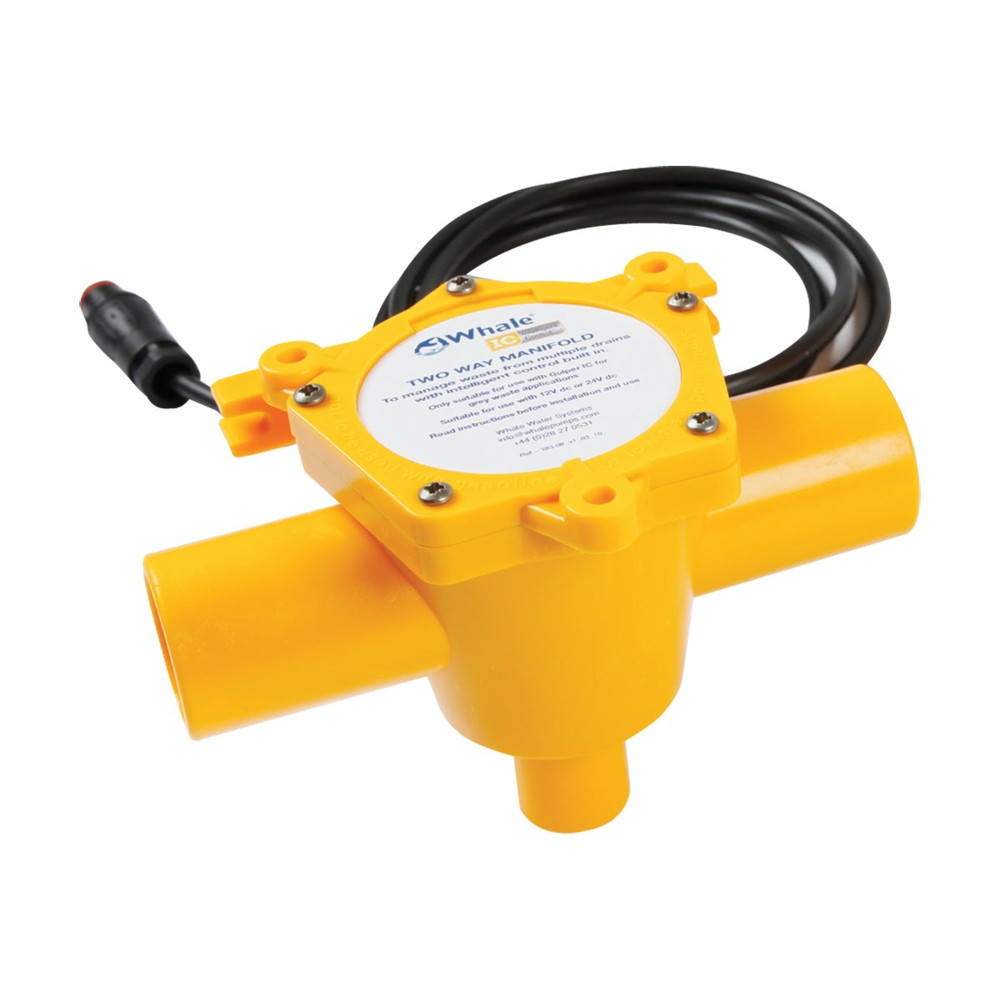 Whale 2-Way Waste Manifold 6 Cable 3/4
