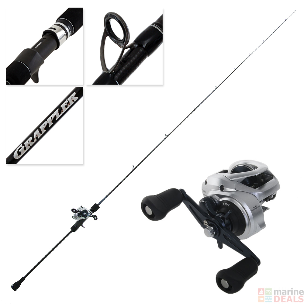 Buy Shimano Tranx 300A and Grappler Type J B684 Slow Jig Combo 6ft 8in ...
