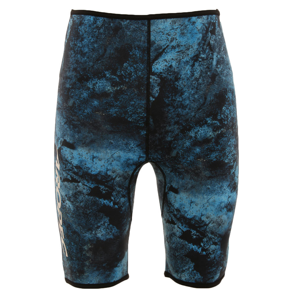 Buy Aropec Neoprene Spearfishing Shorts 1.5mm Camo Blue online at