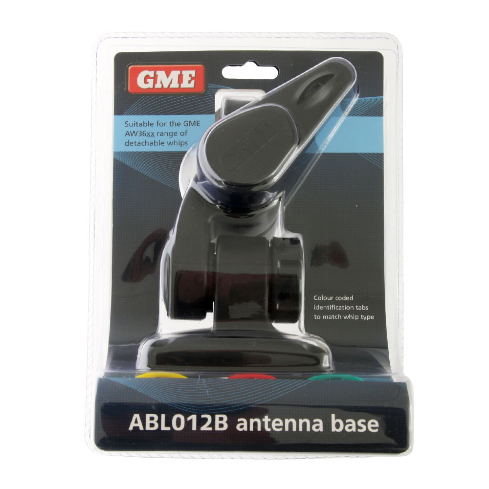 Buy GME Abl012B Double Swivel Rectangular Antenna Base Black online at