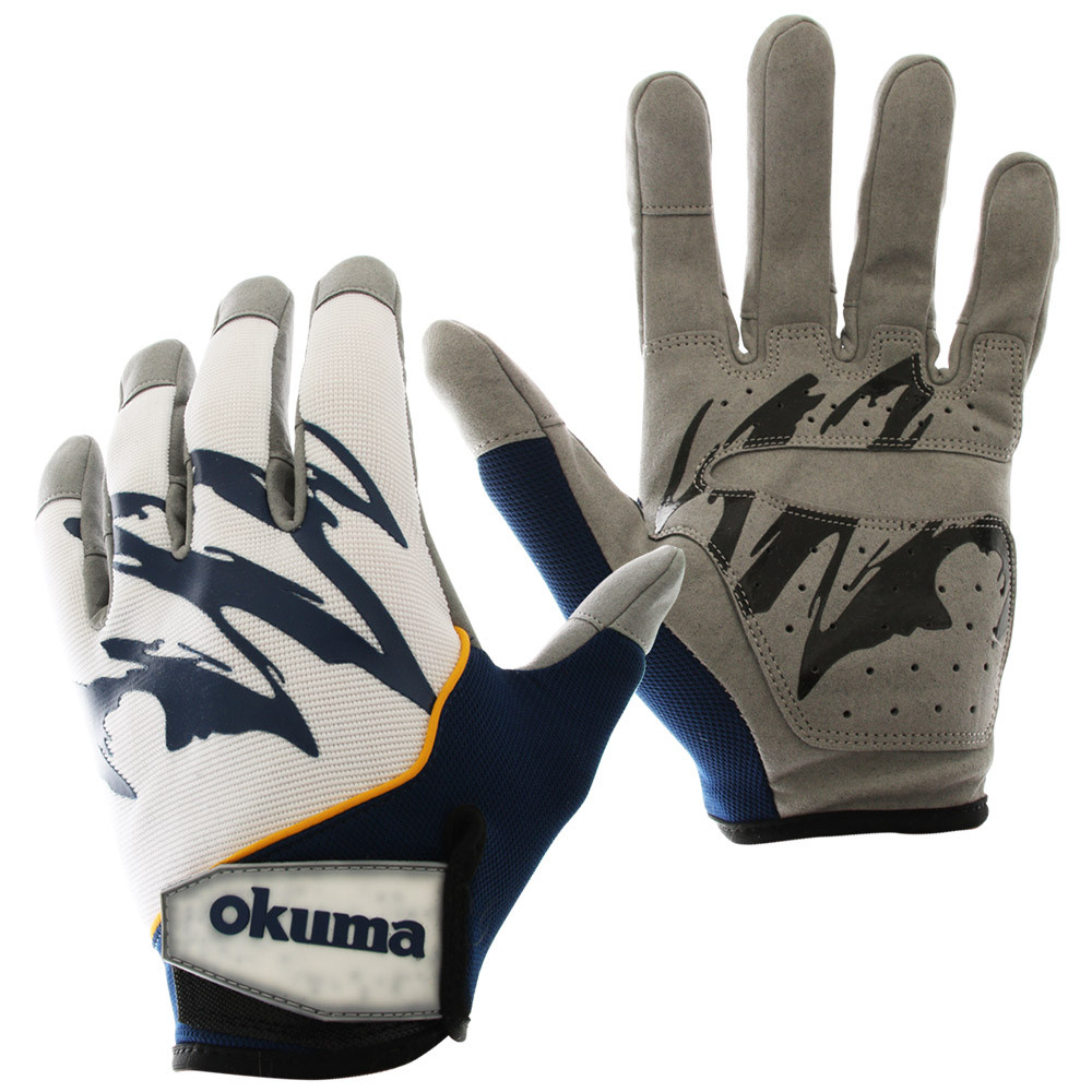 Buy Okuma Full Fishing Gloves online at MarineDeals.co.nz