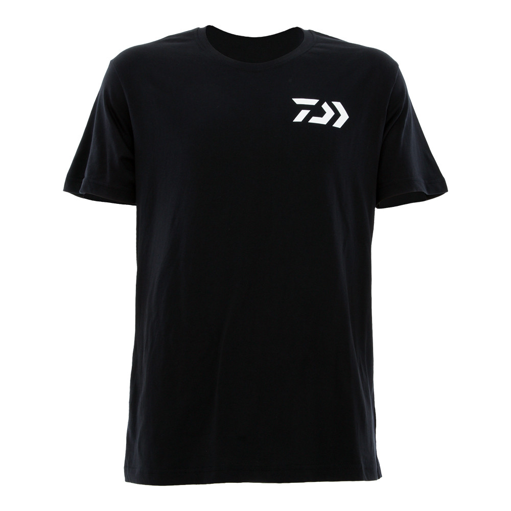 Buy Daiwa Short Sleeve TShirt Black online at MarineDeals.co.nz