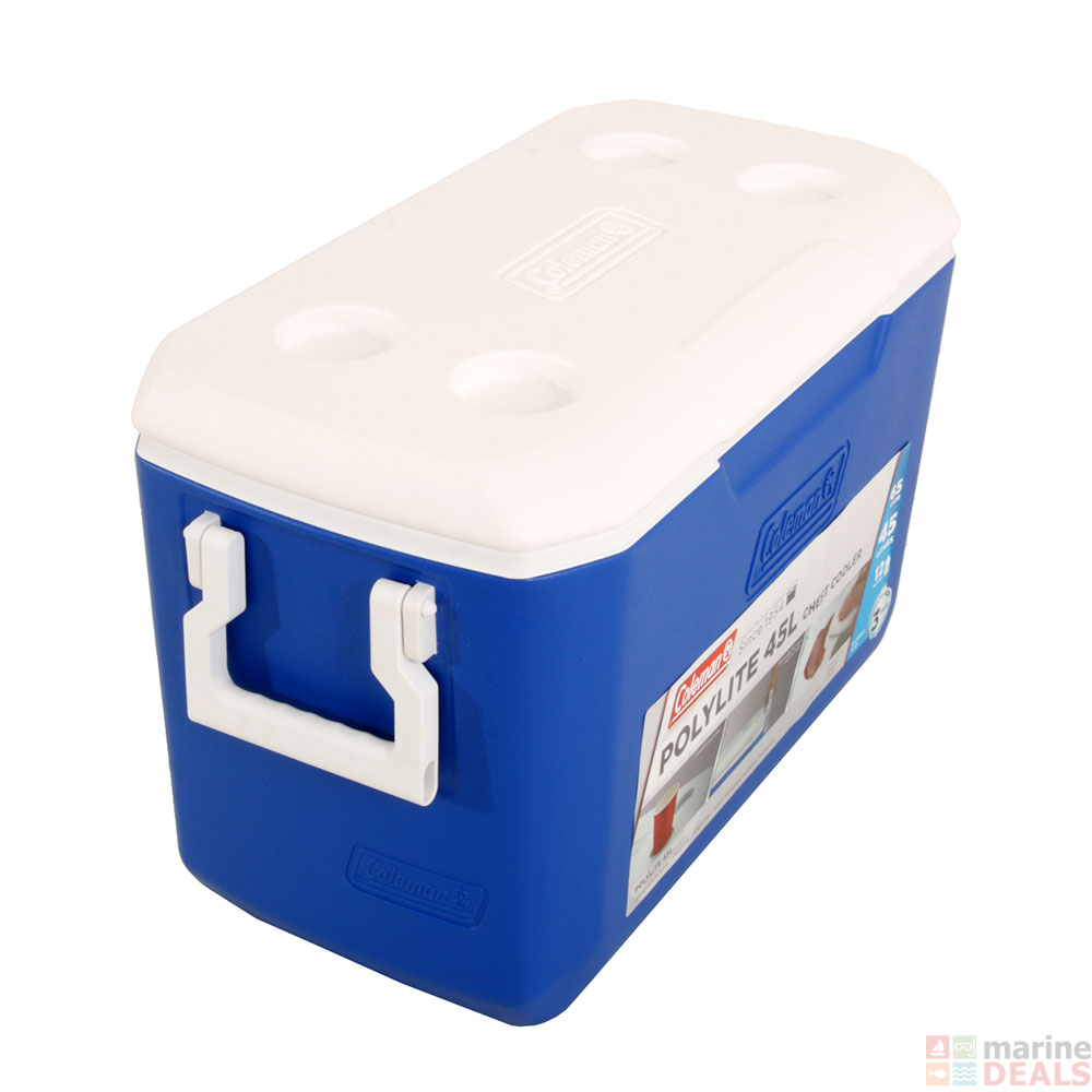 Buy Coleman Classic Chilly Bin 45L Blue online at MarineDeals.co.nz