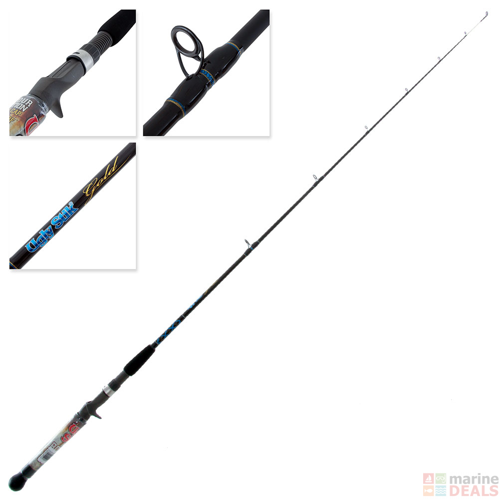 Buy Ugly Stik Gold 561M Baitcaster Rod 5ft 6in 46kg 1pc online at MarineDeals.co.nz