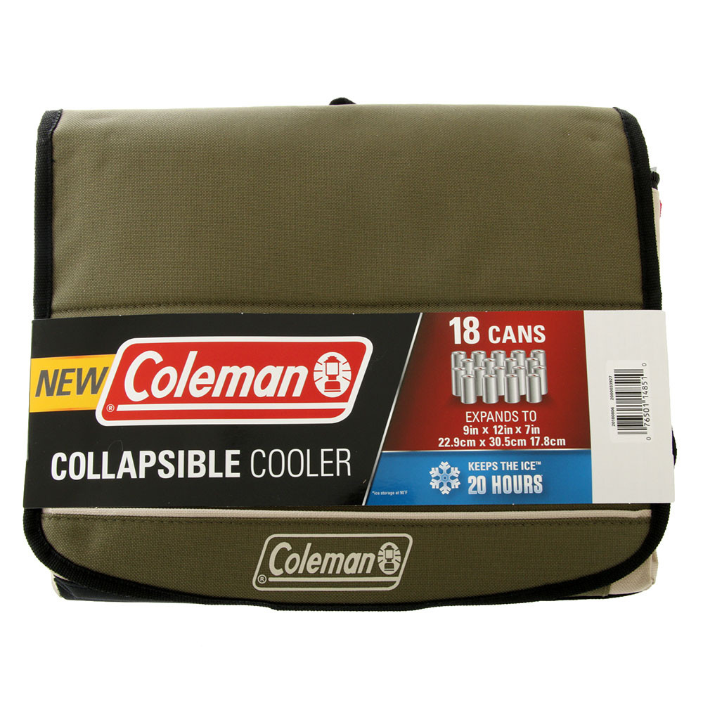 Buy Coleman 18 Can Retro Collapsible Soft Chilly Bin Cooler online at