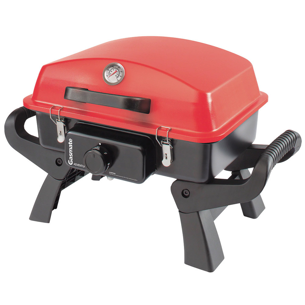 Buy Gasmate Adventurer Deluxe 1Burner Portable BBQ Red online at