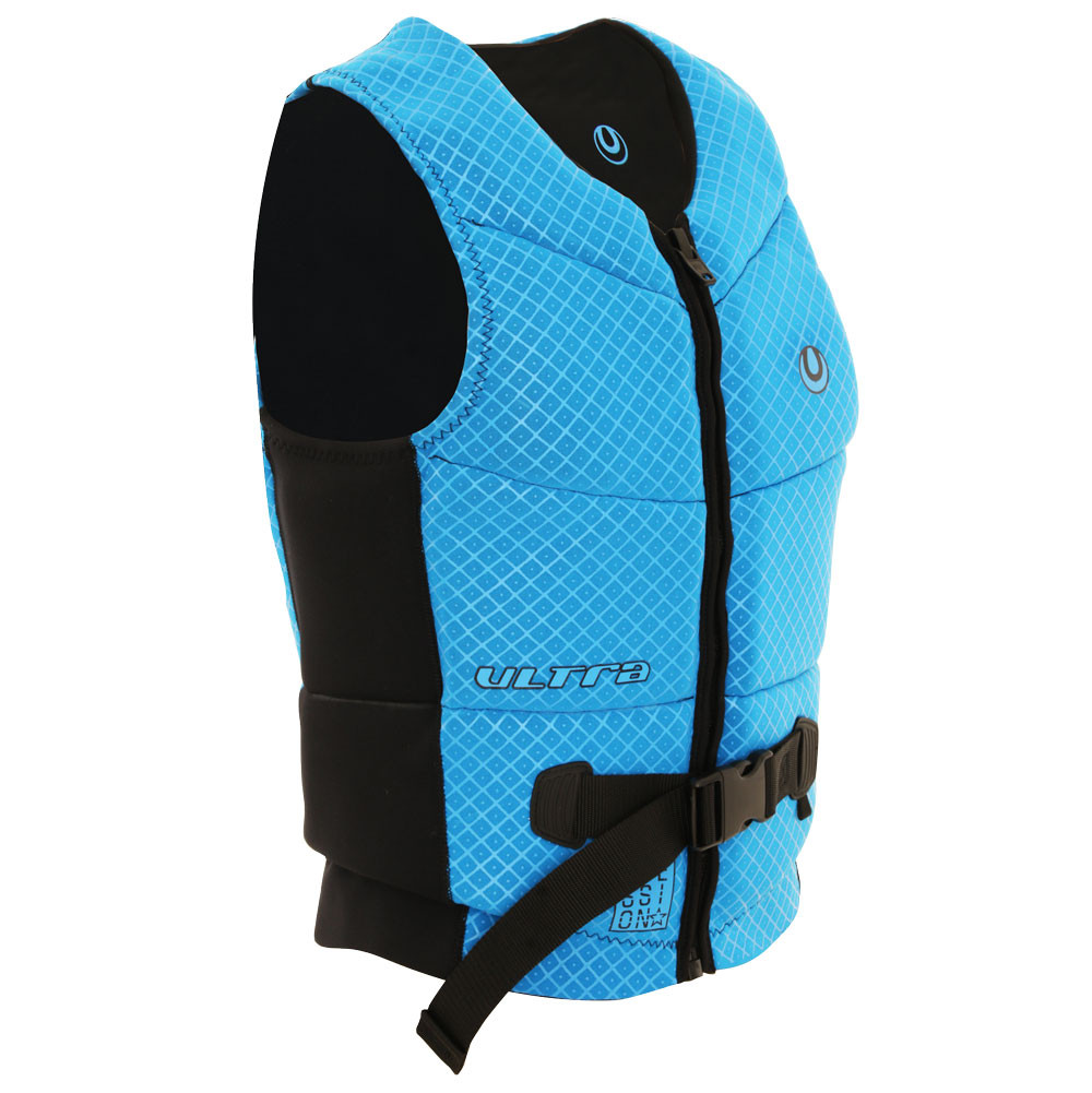 Buy Ultra Session Neoprene Mens Life Vest Blue online at MarineDeals.co.nz