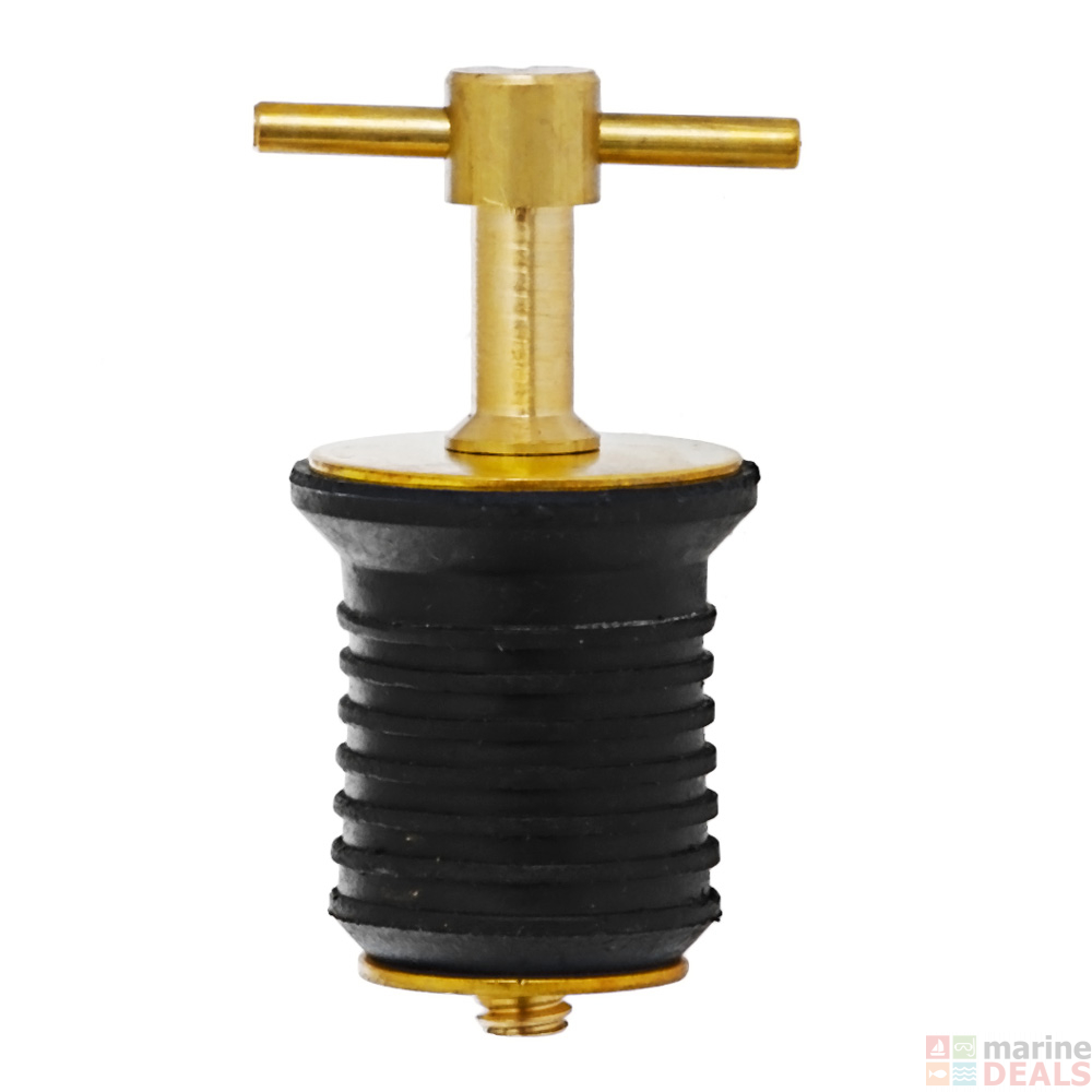 Buy Twist Brass Drain Plug online at MarineDeals.co.nz