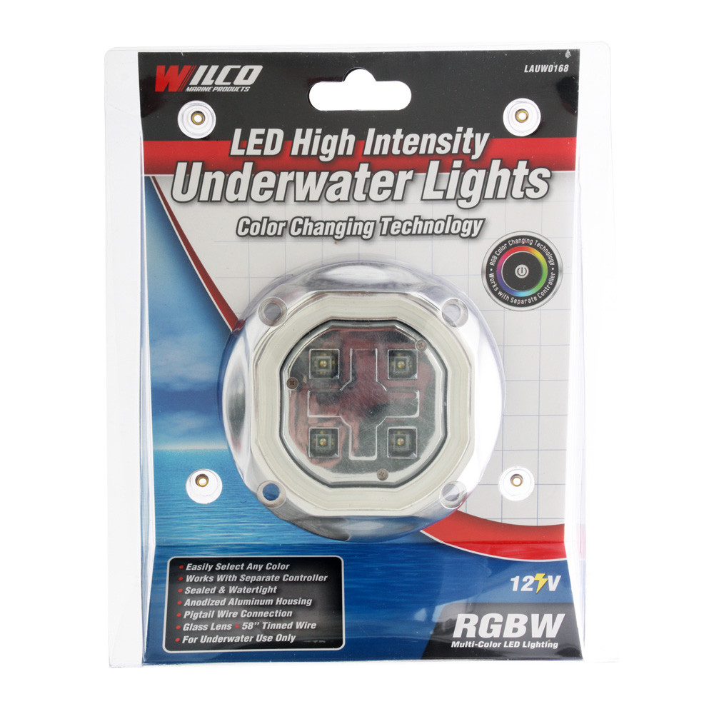 Buy Wilco Multicolour HD Round Aluminium Underwater RGBW LED Light