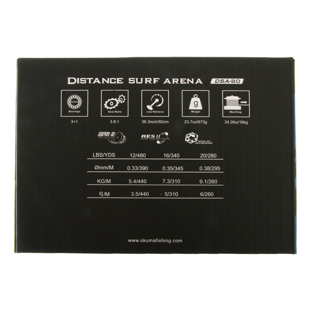 okuma distance surf arena 80