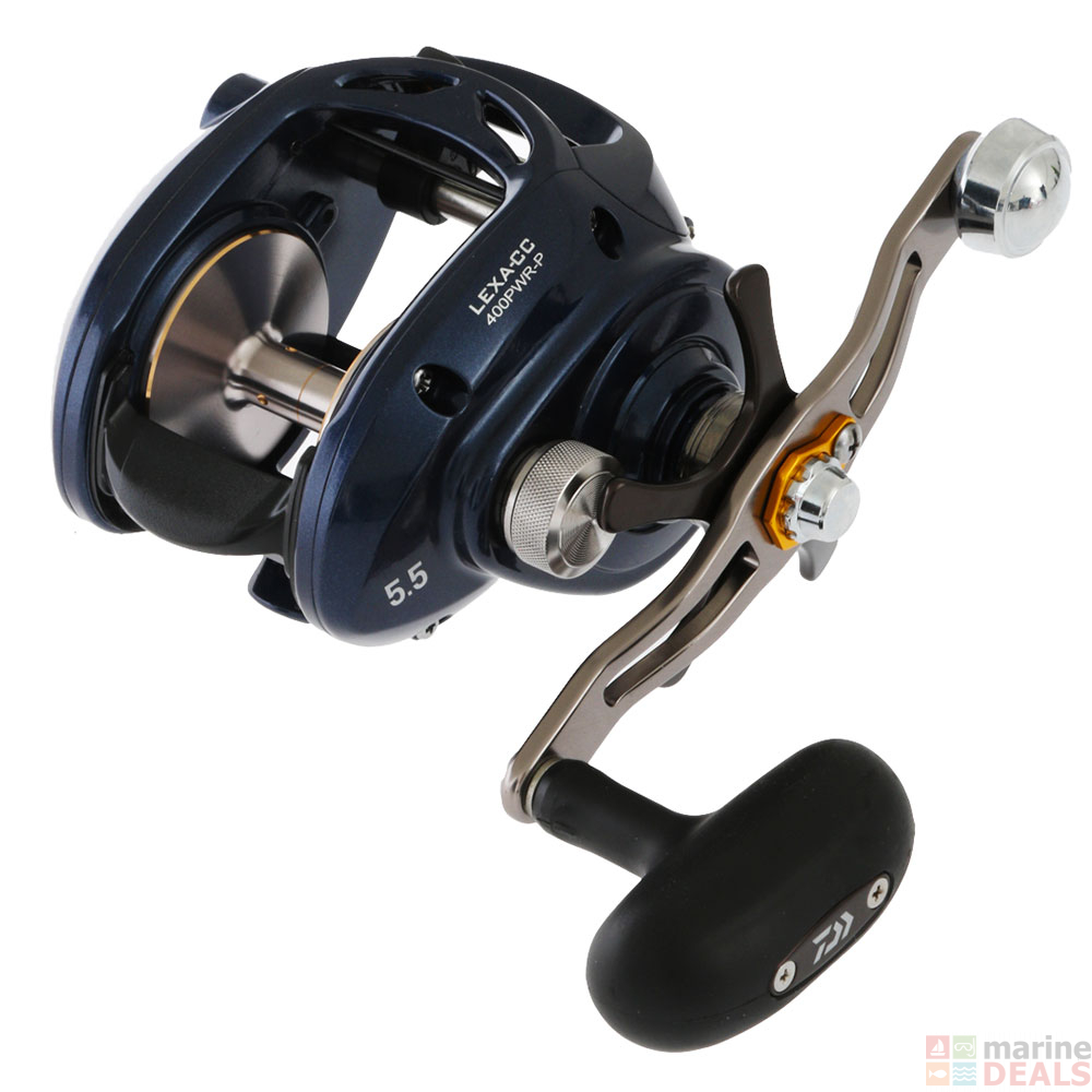 Buy Daiwa Lexa 400CC PWR-P Baitcaster Reel online at Marine-Deals.co.nz
