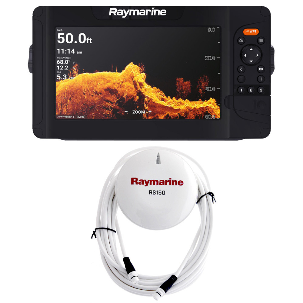 Buy Raymarine Element 9S CHIRP GPS/Fishfinder with RS150 GPS Sensor and