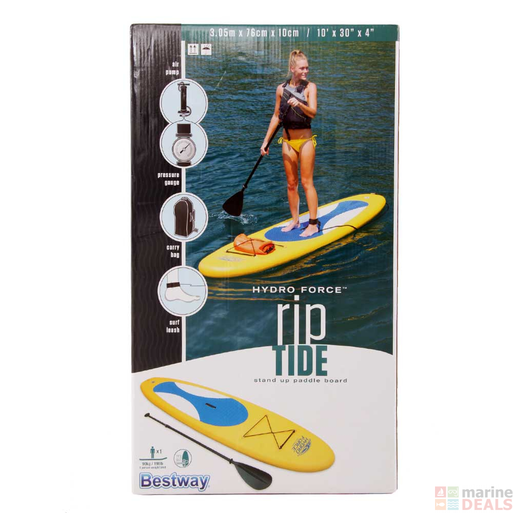 Buy Bestway HydroForce RipTide Inflatable Stand Up Paddle Board 10ft