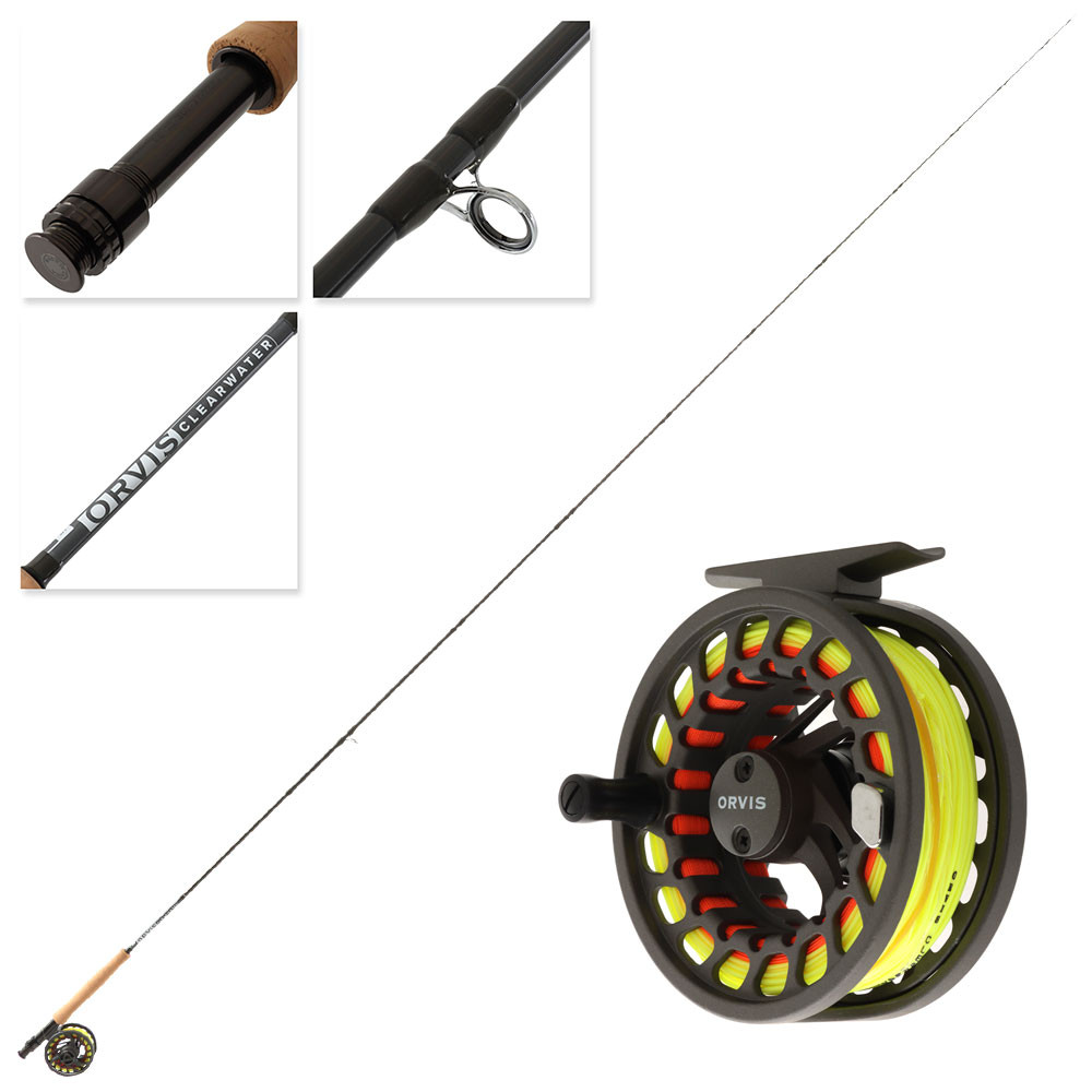 Buy Orvis Clearwater II Fly Fishing Combo 9ft 5wt 4pc WF5F online at MarineDeals.co.nz