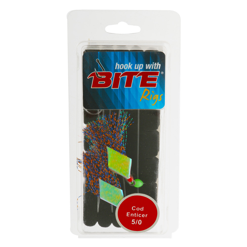 Buy Bite Cod Enticer Flasher Rig 2-Hook 5/0 online at Marine-Deals.co.nz
