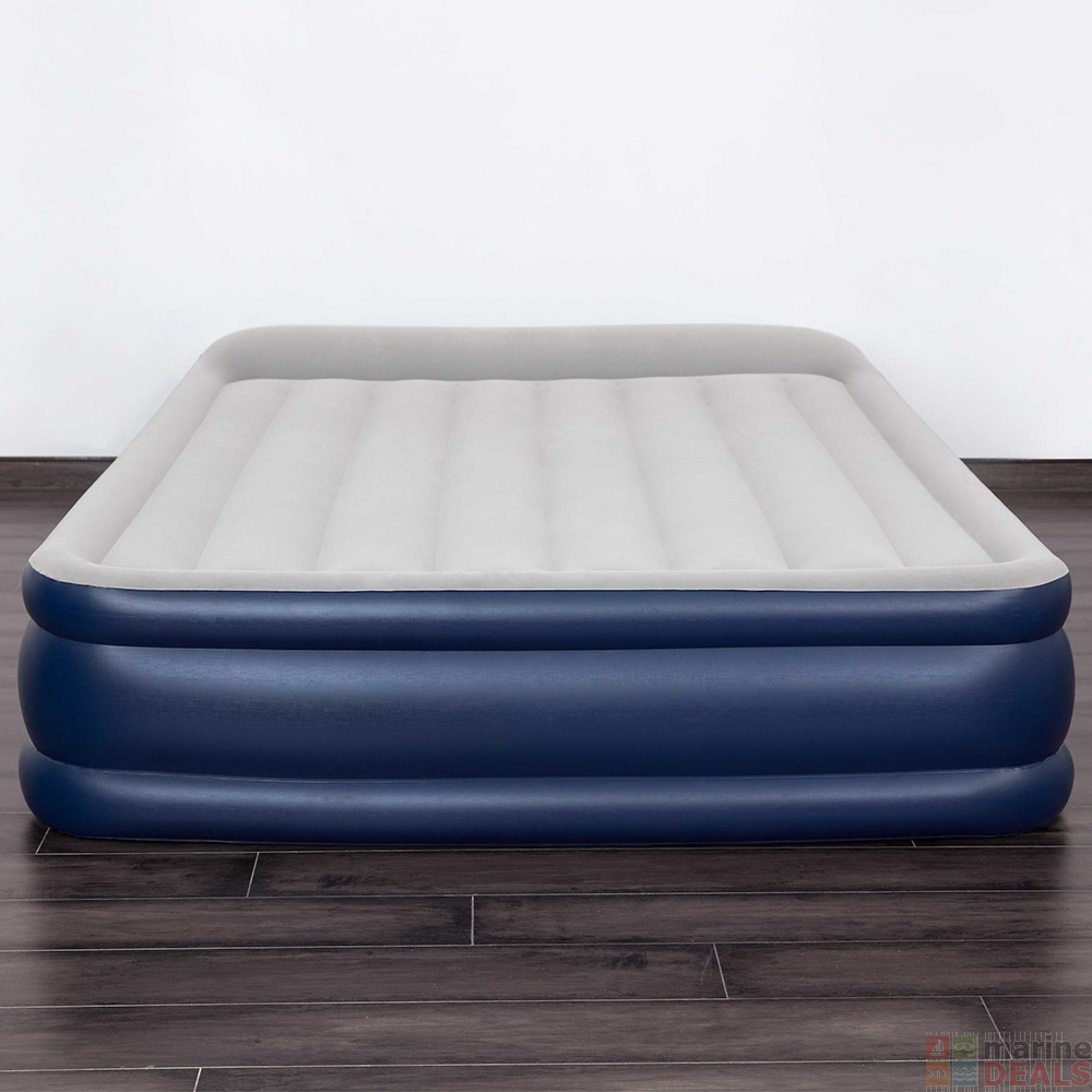 Buy Bestway Tritech Queen Airbed with Builtin AC Pump White online at MarineDeals.co.nz