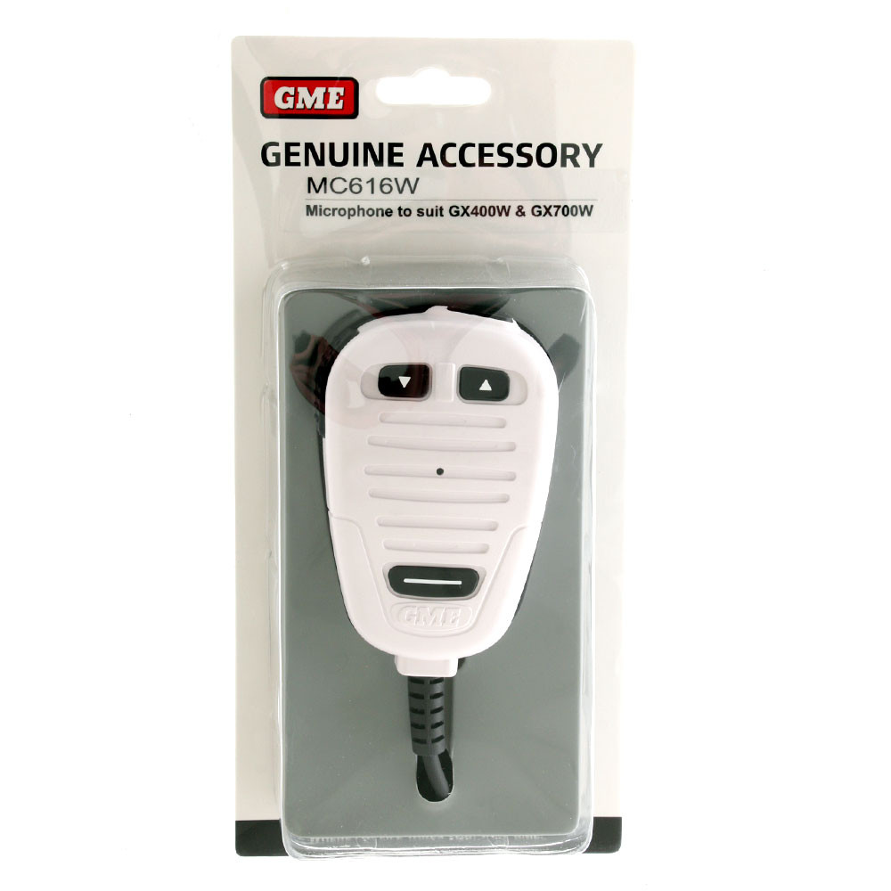 Buy GME VHF Radio Speaker Microphone for GX400W / GX700W White online
