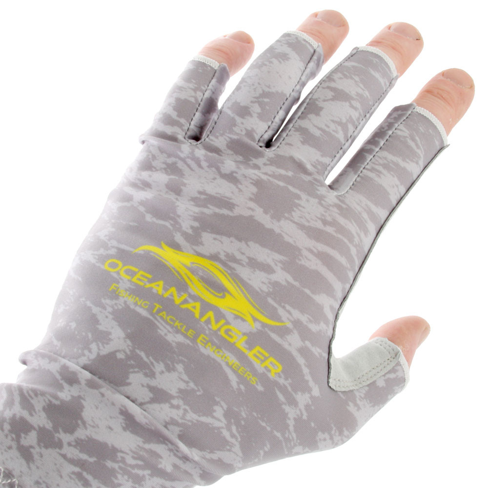 Buy Ocean Angler UV Fishing Gloves online at MarineDeals.co.nz
