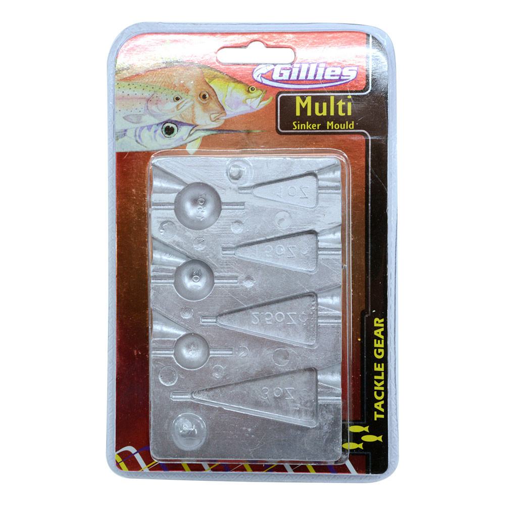 Buy Gillies Multi Sinker Combination Mould online at MarineDeals.co.nz