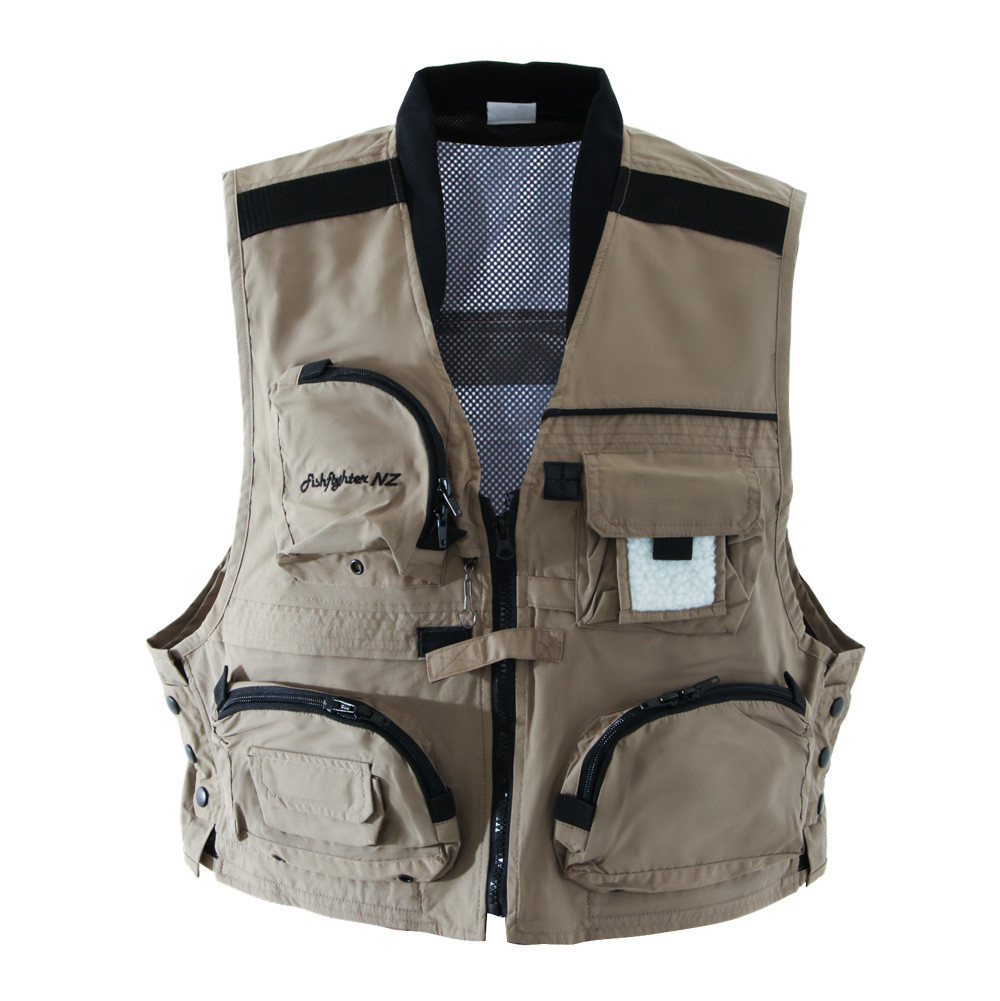 Buy Fishfighter Fly Fishing Vest Short XL online at MarineDeals.co.nz