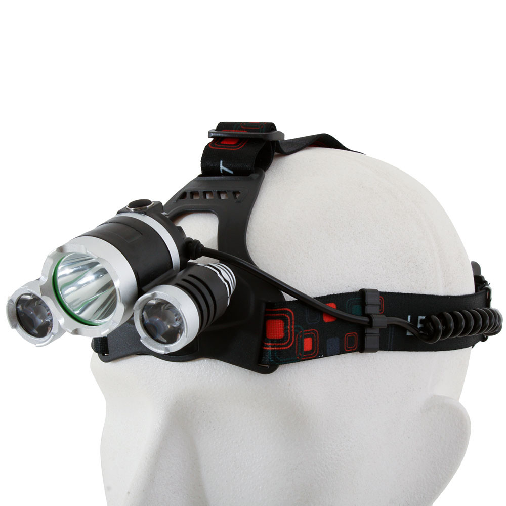 Buy ThreeHead Rechargeable High Power LED Headlamp 1000LM online at
