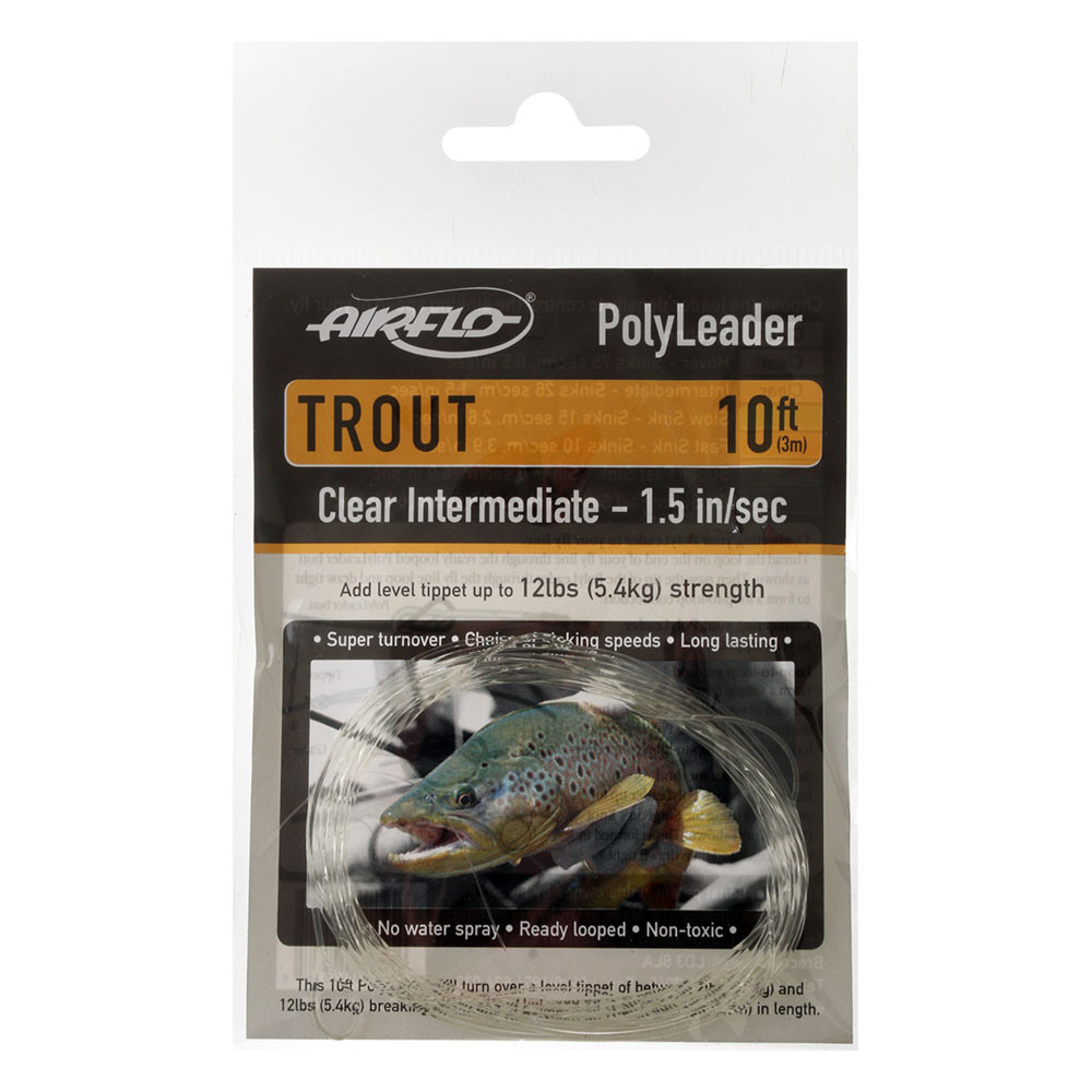 Airflo Trout Polyleader 10ft Trace, Fluoro & Leader Braid, Lines