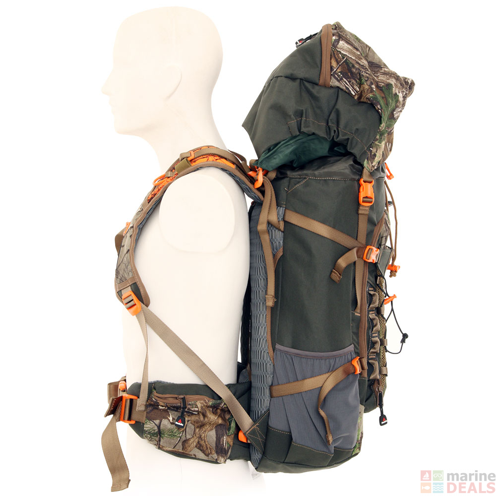 Buy Manitoba Quest Hydration Backpack with Rifle Scabbard 45L Realtree